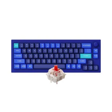 Ban Phim Co Keychron Q2 Full Assembled Knob Navy Blue Gateron G Pro Red Q2 O1 1 1