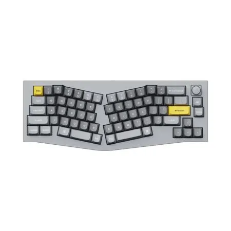 Bàn phím cơ Keychron Q8 Full Assembled Knob Silver Grey Gateron G Pro Red Q8-N1Z