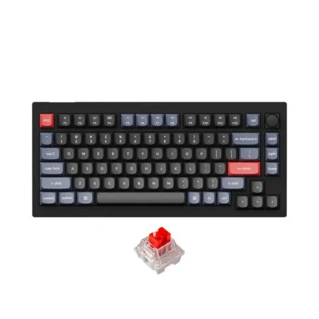 Ban Phim Co Keychron V1 Black Carbon Led Rgb Hotswap Keychron K Pro Switch 1 1
