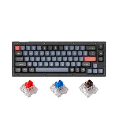 Bàn phím cơ Keychron V2 Full Assembled Frosted Black Led RGB HotSwap Keychron K Pro Switch Red / Blue / Brown