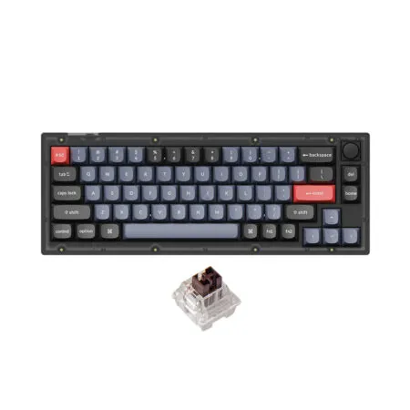 Ban Phim Co Keychron V2 Full Assembled Knob Carbon Black Led Rgb Hotswap Keychron K Pro 3 1