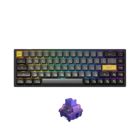 Ban Phim Co Khong Day Akko 3068b Multi Modes Black Gold 2 1