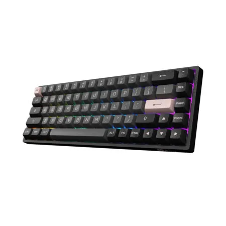 Ban Phim Co Khong Day Akko 3068b Multi Modes Black Pink 5 1