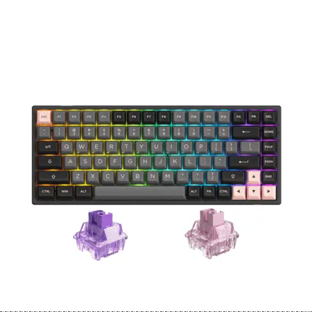 Bàn phím cơ không dây AKKO 3084B Plus Black Pink (Akko CS Sw)