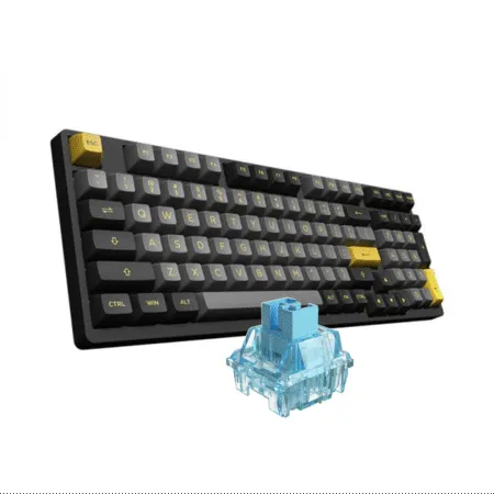 Ban Phim Co Khong Day Akko 3098b Multi Modes Black Gold 5 1