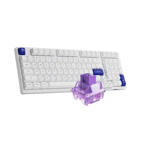 Ban Phim Co Khong Day Akko 3098b Multi Modes Blue On White 5 1