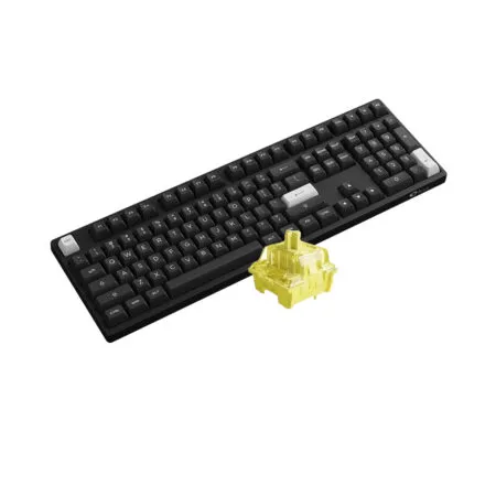 Ban Phim Co Khong Day Akko 3108 Rf White On Black Akko Sw V3 4 1