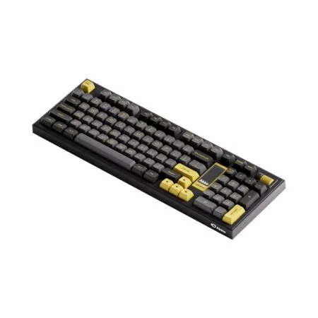 Ban Phim Co Khong Day Akko 5098b Black Gold Lcd Screen Rgb Hotswapakko Sw 05