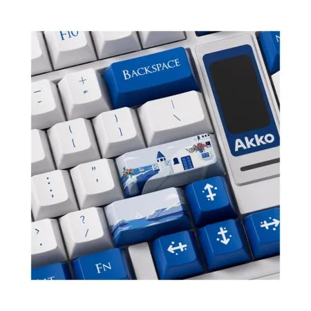 Ban Phim Co Khong Day Akko 5098b Santorini Lcd Screen Rgb Hotswap Akko Sw 07