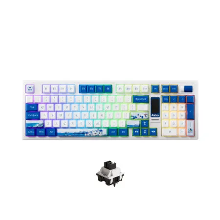 Bàn phím cơ không dây AKKO 5098B Santorini LCD Screen RGB Hotswap (AKKO Sw)