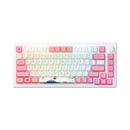 Ban Phim Co Khong Day Akko Mod007b He Pc Tokyo Sakura Pink Hotswap Magnetic Sw 12