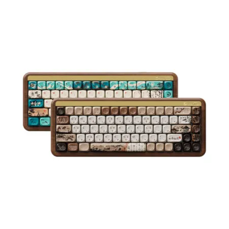 Ban Phim Co Khong Day Akko Mu01 Walnut Wooden Case Rgb Hotswap Akko Sw 00 1