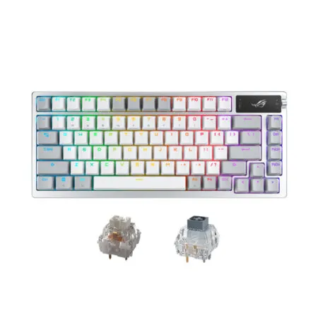 Bàn phím cơ không dây ASUS ROG AZOTH White (ROG NX Sw)