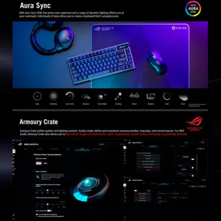 Ban Phim Co Khong Day Asus Rog Azoth X Rog Nx V2 Sw 18