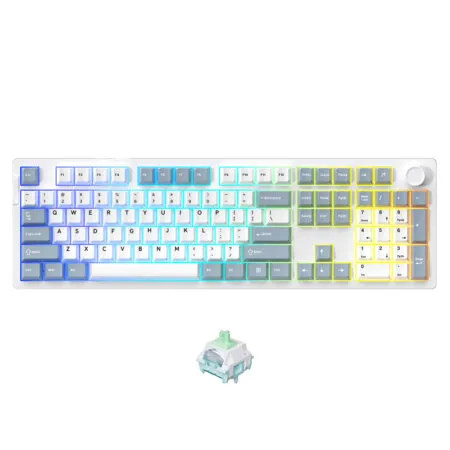 Bàn phím cơ không dây Dareu EK106 Pro Triple Mode Haze Blue (Dareu Sw)