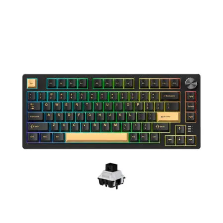 Bàn phím cơ Dareu EK75 RT Rapid Trigger Black Golden (Dareu Sw)