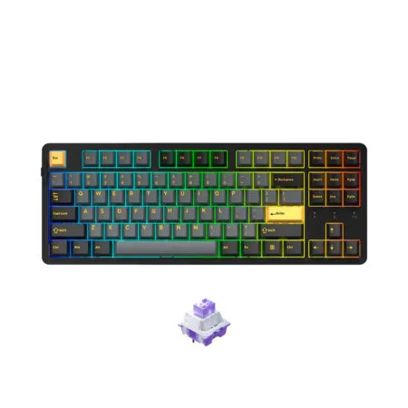 Ban Phim Co Khong Day Dareu Ek87 Pro Triple Mode Black Golden Dareu Sw 001 1