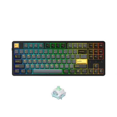 Ban Phim Co Khong Day Dareu Ek87 Pro Triple Mode Black Golden Dareu Sw 2 1