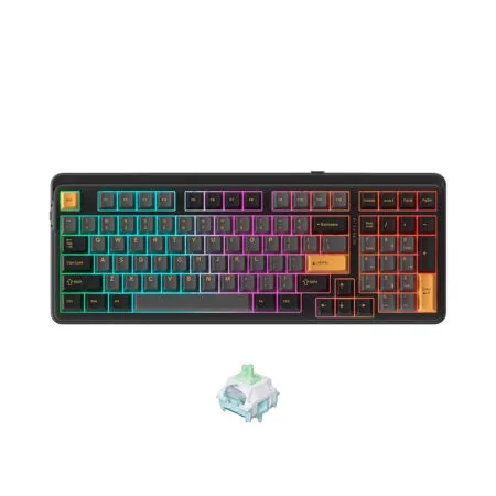 Ban Phim Co Khong Day Dareu Ek98 Pro Triple Mode Black Golden Dareu Sw 2 1