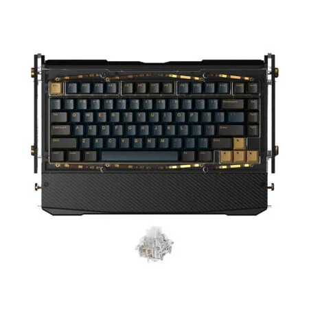 Bàn phím cơ không dây Dry Studio Black Diamond 75 Carbon Advance RGB Hotswap