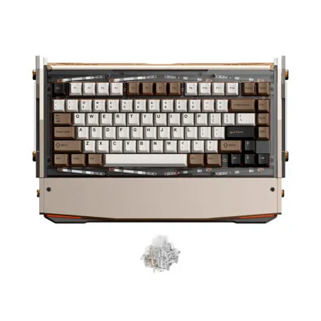 Bàn phím cơ không dây Dry Studio Black Diamond 75 V2 Titan Advance RGB Hotswap