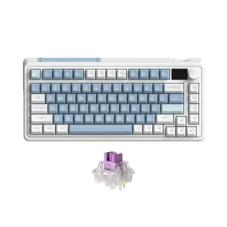 Ban Phim Co Khong Day Fl Esports Cmk75 Sam Lake Placid Blue 3 Mode Led Rgb Hotswap Flcmmk Ice Switch 2 1