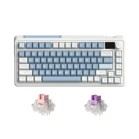 Ban Phim Co Khong Day Fl Esports Cmk75 Sam Lake Placid Blue 3 Mode Led Rgb Hotswap Flcmmk Ice Switch 4