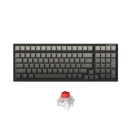 Bàn phím cơ không dây FL-Esports FL100 CPM Gradient Ink 3 Mode Led RGB HotSwap Kailh Box Red Switch