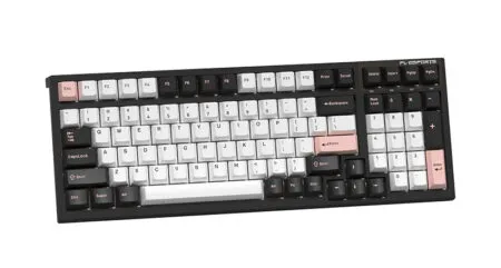 Ban Phim Co Khong Day Fl Esports Fl100 Cpm White Ov 3 Mode Led Rgb Hotswap Flcmmk Ice Switch 6 1