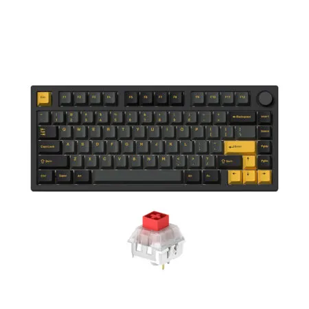 Ban Phim Co Khong Day Fl Esports Gp75 Cpm Polar Night Black 3 Mode Led Rgb Hotswap Kailh Box Switch 2 1