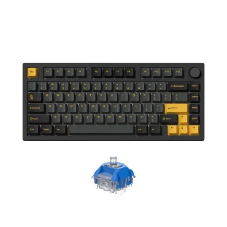 Ban Phim Co Khong Day Fl Esports Gp75 Cpm Polar Night Black 3 Mode Led Rgb Hotswap Ttc Switch 2 1