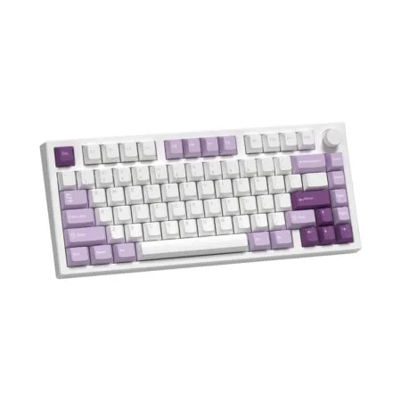 Ban Phim Co Khong Day Fl Esports Gp75 Cpm Taro Purple 3 Mode Led Rgb Hotswap Kailh Box Switch 6 1