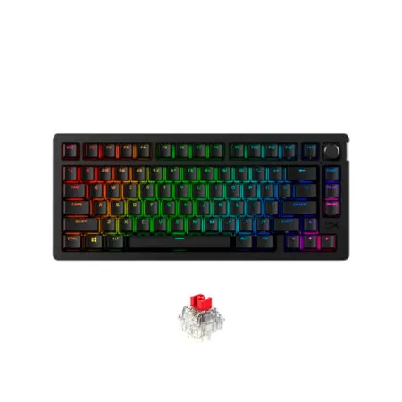 Bàn phím cơ không dây HyperX Alloy Rise 75 RGB Hotswap (HyperX Red Sw)