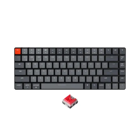 Ban Phim Co Khong Day Keychron K3v2 Auluminum White Led Hotswap Optical Switch Low Profile Red Blue Brown 2 1