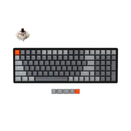 Ban Phim Co Khong Day Keychron K4v2 Aluminum Led Rgb Hotswap Gateron Switch 2 1