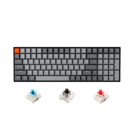 Bàn phím cơ không dây Keychron K4V2 Led đơn HotSwap Gateron Switch Red / Blue / Brown