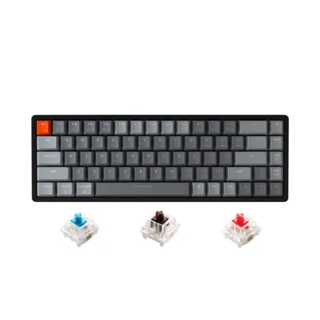 Bàn phím cơ không dây Keychron K6 Aluminum Led RGB Gateron Switch Red / Blue / Brown