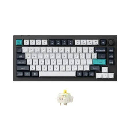 Ban Phim Co Khong Day Keychron Q1 Max Carbon Black Rgb Knob Hotswap 1 1