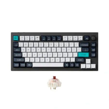 Ban Phim Co Khong Day Keychron Q1 Max Carbon Black Rgb Knob Hotswap Gateron Sw 01 1