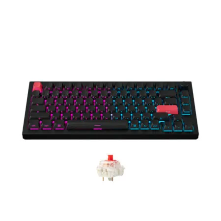 Ban Phim Co Khong Day Keychron Q1 Max Carbon Black Side Printed Rgb Knob Hotswap Gateron Sw 02