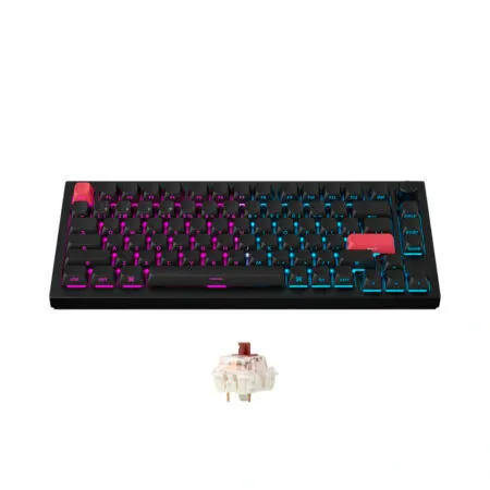 Ban Phim Co Khong Day Keychron Q1 Max Carbon Black Side Printed Rgb Knob Hotswap Gateron Sw 03