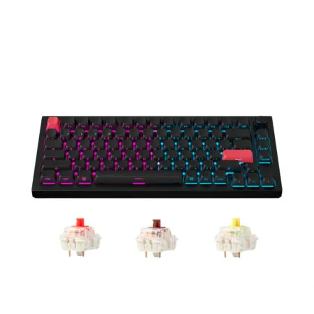Bàn phím cơ không dây Keychron Q1 Max Carbon Black Side Printed RGB Knob Hotswap (Gateron Sw)