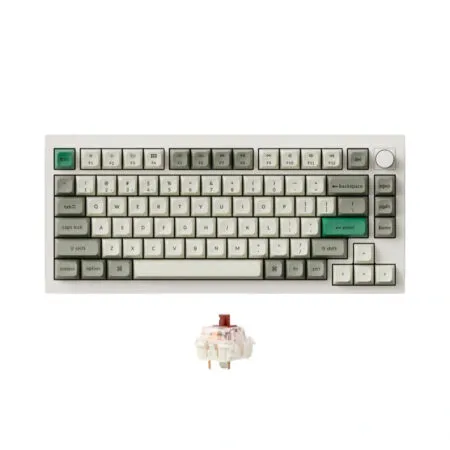 Ban Phim Co Khong Day Keychron Q1 Max Shell White Rgb Knob Hotswap Gateron Sw 01 1