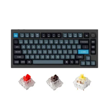 Bàn phím cơ không dây Keychron Q1 Pro Carbon Black RGB Knob Hotswap (Keychron K Pro Sw)