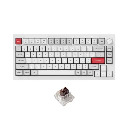 Ban Phim Co Khong Day Keychron Q1 Pro Shell White Rgb Knob Hotswap Keychron K Pro Switch 1 1