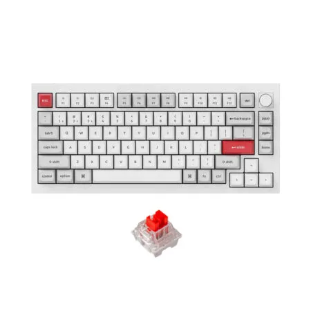 Ban Phim Co Khong Day Keychron Q1 Pro Shell White Rgb Knob Hotswap Keychron K Pro Switch 3 1