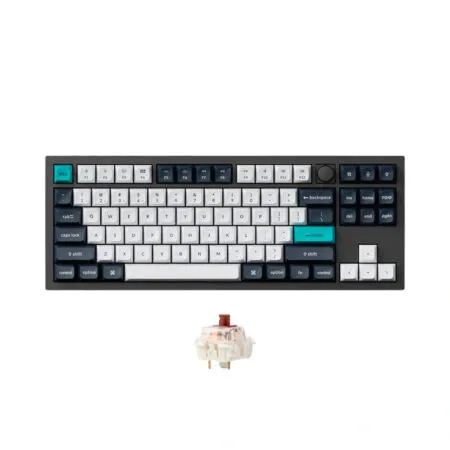 Ban Phim Co Khong Day Keychron Q3 Max Carbon Black Rgb Knob Hotswap Gateron Sw 01 1
