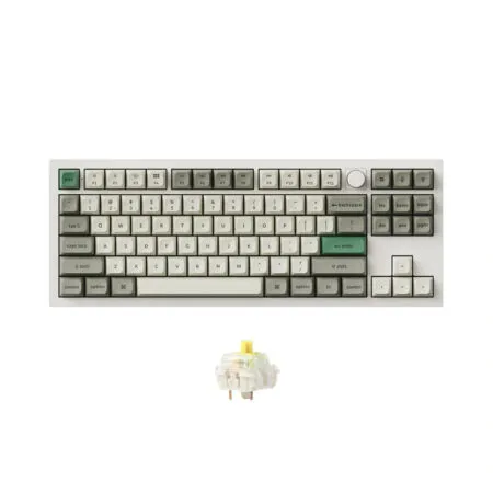 Ban Phim Co Khong Day Keychron Q3 Max Shell White Rgb Knob Hotswap 1 1