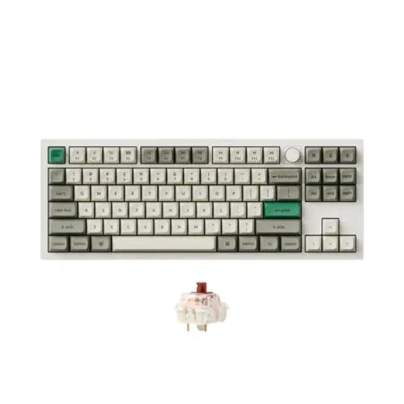 Ban Phim Co Khong Day Keychron Q3 Max Shell White Rgb Knob Hotswap Gateron Sw 09 1