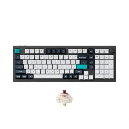 Ban Phim Co Khong Day Keychron Q5 Max Carbon Black Rgb Knob Hotswap Gateron Sw 01 1